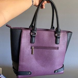 Purple, Black , Grey Bag